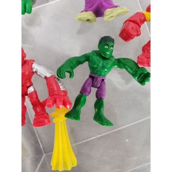 Marvel Super Hero Squad Imaginext Playskool Hasbro Iron Man Hulk‎ - Picture 3 of 7